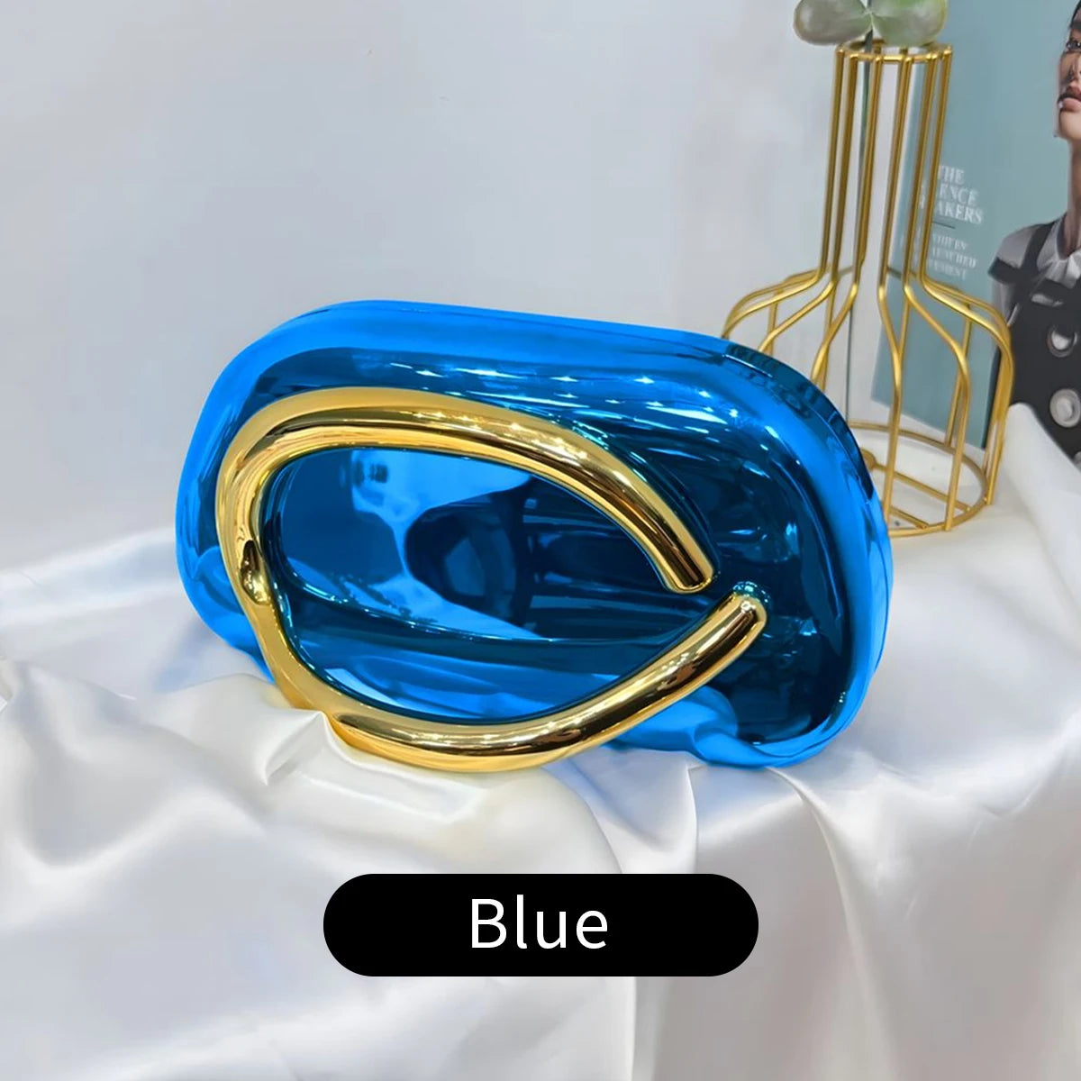 Fashion Elegant Acrylic Box Shaped Crossbody Bags Women Evening Bags Party Cute Handbag Wedding Mini Wallet Banquet Clutch Bag