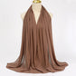 Muslim Chiffon Hijabs For Woman Long Solid Color Head Wrap For Women Shawls Scarves Ladies Muslim Veil Hijab