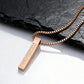 Allah Arabic Vertical Necklaces for Men Women,Muslim Pendant Ayatul Kursi Necklace,Islam Eid Ramadan Islamic Jewelry Gifts