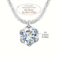 LOUTF 1CT Sparkling Luxury Moissanite Diamond White Pendant Necklace for Women 925 Sterling Silver High Quality Fine Jewelry