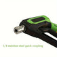Heavy Duty 5000PSI Pressure Washer Gun, 1/4" Quick Connect, G3/8 Thread Stainless Steel Spray Gun for Car Cleaning