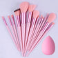 Professional Makeup Brush Set - Soft Fluffy Kabuki & Blending Brushes for Foundation, Powder, Eyeshadow | Beauty Tools Kit