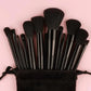 Professional Makeup Brush Set - Soft Fluffy Kabuki & Blending Brushes for Foundation, Powder, Eyeshadow | Beauty Tools Kit
