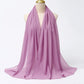 Muslim Chiffon Hijabs For Woman Long Solid Color Head Wrap For Women Shawls Scarves Ladies Muslim Veil Hijab