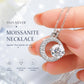 0.5ct-1.0ct VVS1 D Color Moissanite Necklace 925 Soild Sterling Sliver Chain with Certificate Fine Jewelry for Woman Jewelry