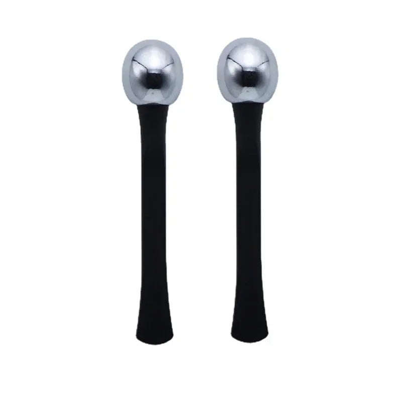 Eye Massage Roller Eye Cream Stick Applicator Cosmetic Spatula Anti Wrinkle Dark Circles Facial Spoon Gold Alloy Face Massager