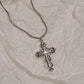 Y2K Sweet Cool Girl Personalized Creative Cross Love Pendant Necklace, Suitable for Daily Wearing