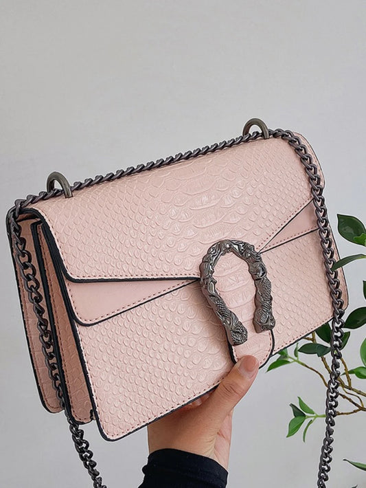 The 2025 new retro crocodile-patterned chain Dionysus bag is a high-end single-shoulder crossbody women's bag