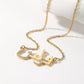 304L Personalized Name  Necklace for Women Custom Arabic Nameplate Gold Pendant Stainless Steel Jewelry Collier AYATUL KURSI