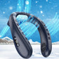 New Portable Neck Fan 5200mAh Neck Air Conditioner Rechargeable Semiconductor Cooling Fan Outdoor Personal Fan Wearable Cooler