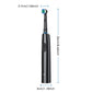 Smart Rotating Timing Electric Toothbrush, Rechargeable Rotary Toothbrush with 4 Heads, 5 Modes Setting Teeth Whitening Oral Car
