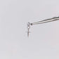 Mini Crystal Zircon Stud Earrings Sweet Needle Unisex Ear Studs Pendant Cross Star Earbone Jewelry Cool Cute Punk Grunge Jewelry