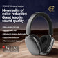 Head mounted wireless Bluetooth earphones with ultra long battery life, rotatable active noise cancelling features
