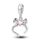 2026 Hot Sale Charms Bead 925 Sterling Sliver Pink Butterfly Luminous Firefly Dangle Fit Bangle Bracelet Necklace DIY Jewelry
