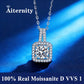 Promotion of Multiple 1.0 Carat Moissanite Windmill Pendants, Luxury Wedding 925 Sterling Silver Jewelry, Bride Diamond Necklace