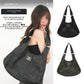 Retro Washed Large Capacity Crescent Bag Single Shoulder Tote Women's  Brand Moon Tooth Bag Casual Handbag for Women