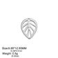 EUEAVAN 5pcs Stainless Steel Charms for Jewelry Making Leaves Lotus Flower Star Pendant Mini Charm Necklace Bracelet DIY Gifts