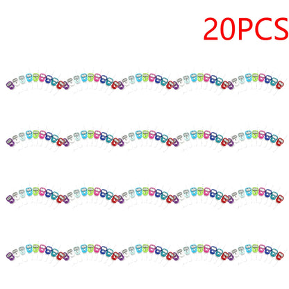 20pcs Finger Counter Ring 5 Digital LED Electronic Handheld Tally Counter Clicker Counter with  Islamic Tasbih Bead