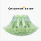 Children's Skirt Baby Girls Tutu Skirt Fluffy Children Ballet Kids Pettiskirt Baby Girl Skirts Princess Tulle Party Dance Skirts
