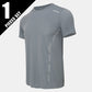 1/4 Pcs Men's Summer Fashion Printing Quick-drying Short-sleeved Youth Leisure Sports Fitness Breathable Top Middle-aged Loose T