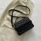 Mini Casual Quilted Crossbody Bag with Magnetic Closure and Adjustable Strap,Small Handbag Tote Shoulder Bag for Women Daily Use