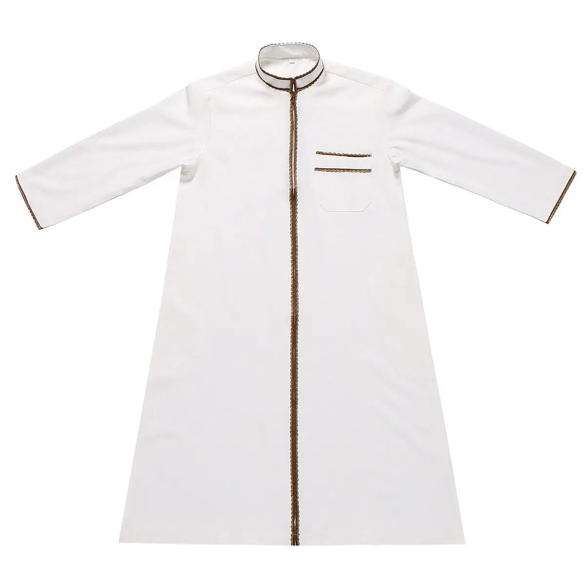Eid Abaya Muslim Kids Embroidered Dress Arabia Children Kaftan Jubba Thobe Islamic Boys Long Sleeve Robe Middle East Clothing