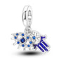 Hot Sales 925 Sterling Silver Charms Beads Devil's Eye Fatima's Hand Cross Beads Fit Original Bracelet Women DIY Jewelry Gifts