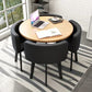 Nordic Round Dining Tables Set for Dining Room Furniture Kitchen Dining Table Set with 4 Chairs Home  Light Luxury Center Tables