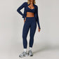2/3PCS Yoga Suit Sports Set Gym Set Women Tracksuit Running Workout Clothes Long Sleeve Sports Bra Athletic Wear Yoga Clothing