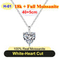 PureNew 1-5ct Classic Full Moissanite Necklace For Women S925 Silver Plated 18k Gold D Color VVS1 Women's Moissanite Chain Gift