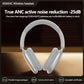 Head mounted wireless Bluetooth earphones with ultra long battery life, rotatable active noise cancelling features