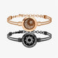 TOTWOO Long Distance Touch Bracelets for Couples ,Light up&Vibration Relationship Gifts for Lovers Smart Jewelry Love Bracelets