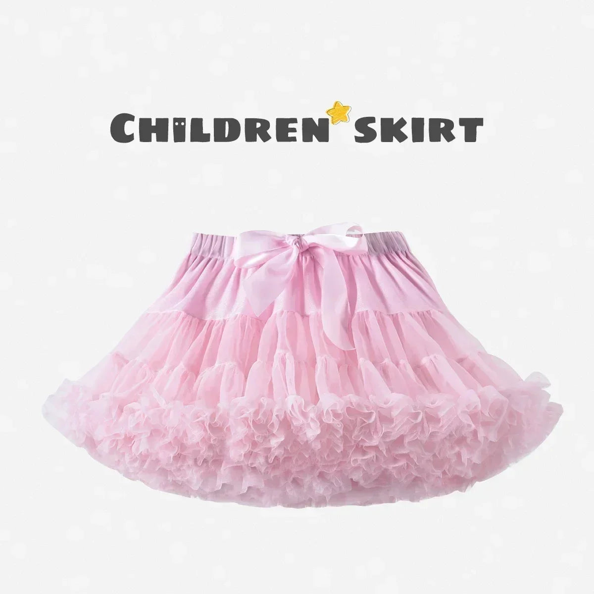 Children's Skirt Baby Girls Tutu Skirt Fluffy Children Ballet Kids Pettiskirt Baby Girl Skirts Princess Tulle Party Dance Skirts