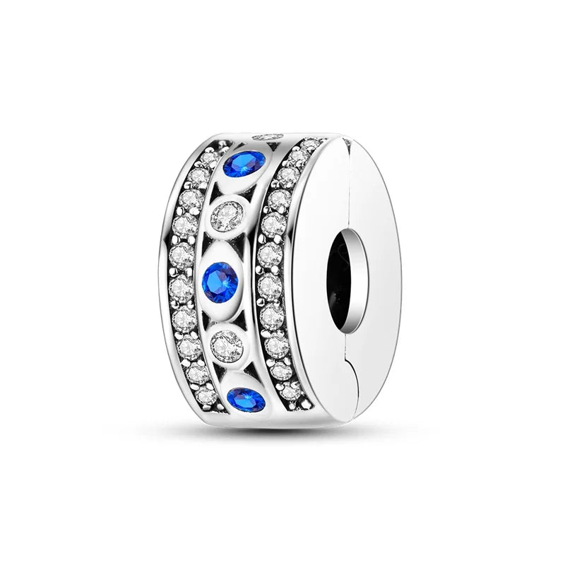 Hot Sales 925 Sterling Silver Charms Beads Devil's Eye Fatima's Hand Cross Beads Fit Original Bracelet Women DIY Jewelry Gifts