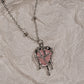 Y2K Sweet Cool Girl Personalized Creative Cross Love Pendant Necklace, Suitable for Daily Wearing