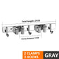 Stainless Steel Mop Broom Holder Wall Mounted No-Drilling Self Adhesive Heavy Duty Utility Storage Rack Garage Garden Organizer