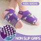 9 Pairs Of Baby Girls Toddlers Grips Socks Kids Non Slip Anti Skid Ankle Car Cotton No Show Socks With Grippers Gift Socks