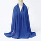 Muslim Chiffon Hijabs For Woman Long Solid Color Head Wrap For Women Shawls Scarves Ladies Muslim Veil Hijab