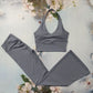 Scrunch Sports Suit Women's Yoga Set Gym Wear Sexy Sports Bras and Flared Leggings Sets Fitness Outfits Female Workout Clothes