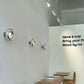 2026 Designer Lava Wall Lamp Chrome Gold Corridor Background Wall LED Living Room Bedroom Bedside Decorative Wall Light
