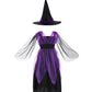 Halloween Costume for Kids Halloween Fantasy Vampire Costume Girls Long Tutu Dress Kids Carnival Outfit Gothic Feather Clothes