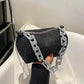 New Outdoors Allover Rhinestone Bucket Bag, Glitter Chain Prom Purse, Women's Mini Crossbody Bag (6.3*3.54) Inch