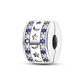 Silver Clasp 925 Sterling Silver CZ Pave Clip Charms Daisy Beads Stopper Safety Chain Fit Original Bangle Bracelet Jewelry Clips