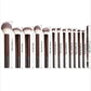Soft Bristle Kabuki Blending Makeup Brush Set 13Pcs Foundation Eyeshadow Blush Cosmetic Tool Professional Salon Daily Facial Makeup Supply