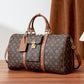 2026 New Fashionable Large Capacity Leisure Travel Bag, Retro Printed Handheld Shoulder Bag, Women's Vacation Bag