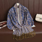 2024 Luxury Brand Cashmere Women Scarf Printed Winter Warm Shawl and Wraps Pashmina Bandana Long Jacquard Paisley Female Foulard