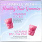 Hair Vitamin Gummies for Women with Biotin Vitamin C, E, Zinc Berry Flavor Supplement for Hair Growth and Nail Care