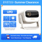 BYINTEK U90 Projector 4K Google TV 11.0 Full HD1080P Cinema WiFi Portable 1080P Home Theater Video DLP Projector with Battery