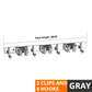 Stainless Steel Mop Broom Holder Wall Mounted No-Drilling Self Adhesive Heavy Duty Utility Storage Rack Garage Garden Organizer