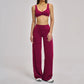 Yoga Set 2/3PCS Workout Outfit Fitness Long Sleeved Sportswear Gym Tracksuit Leggings Set Sports Bra Athletic Wear Women Clothes